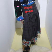 CHOPOVA LOWENA  MISSISH KILT KNEE SKIRT