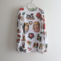 CHOPOVA LOWENA  SNIPPETS OVERSIZED JERSEY TOP