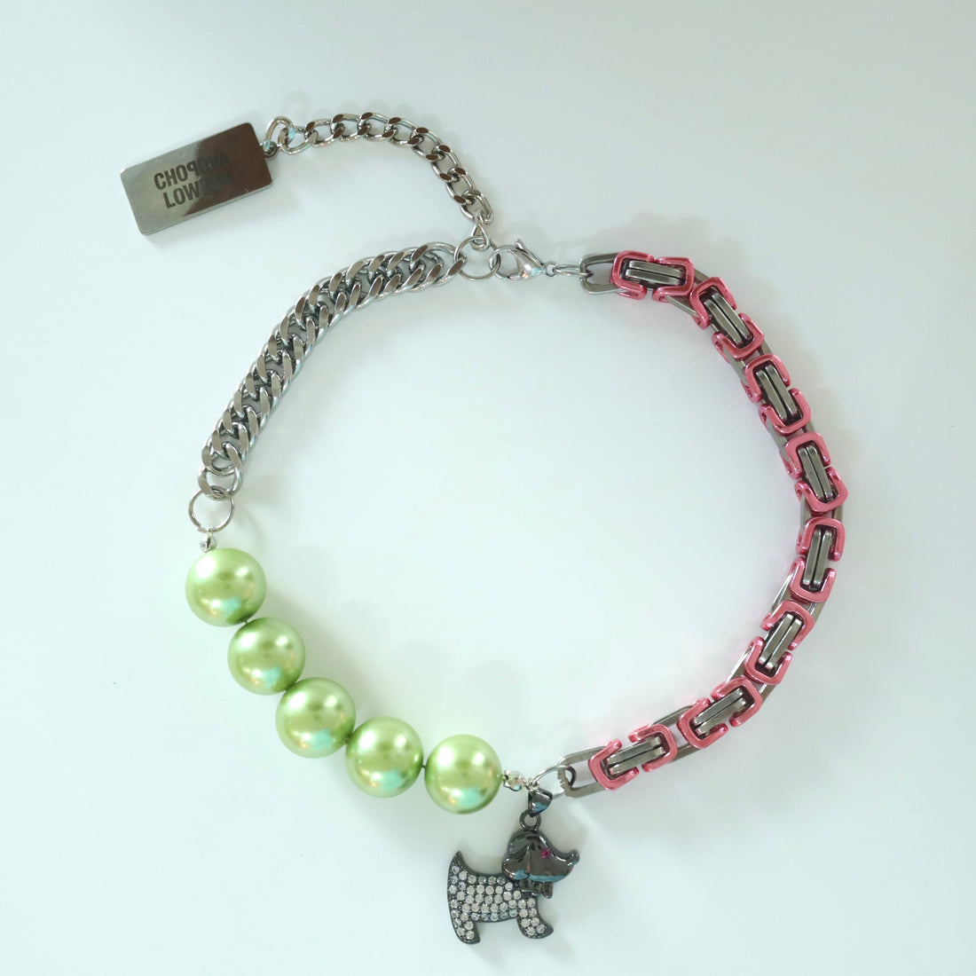 CHOPOVA LOWENA  PATCHWORK CHARM NECKLACE