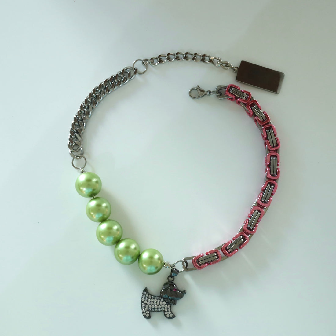 CHOPOVA LOWENA  PATCHWORK CHARM NECKLACE