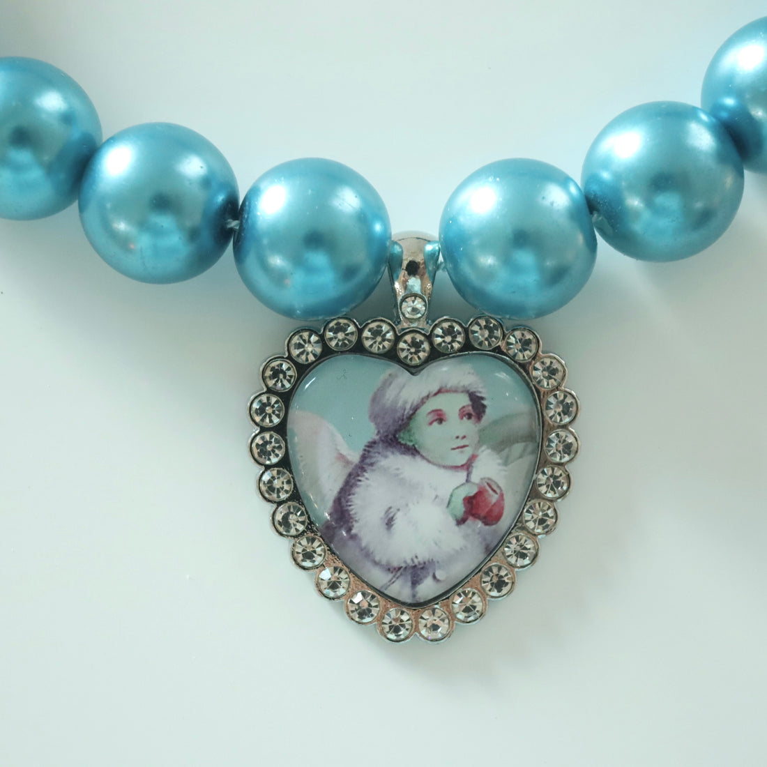 CHOPOVA LOWENA  BLUE PEARL NECKLACE