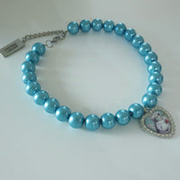 CHOPOVA LOWENA  BLUE PEARL NECKLACE