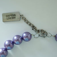 CHOPOVA LOWENA  PURPLE PEARL NECKLACE
