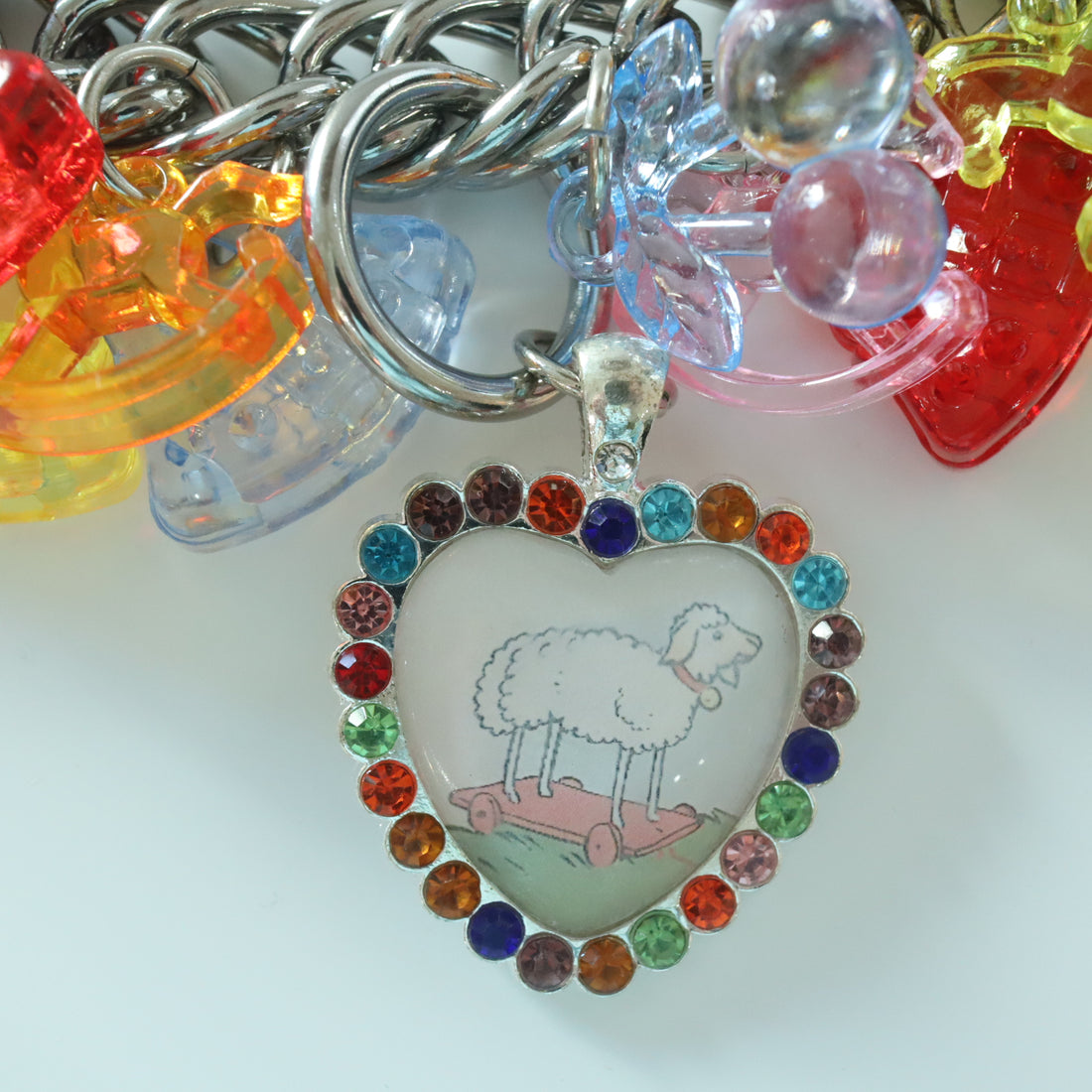 CHOPOVA LOWENA  SHOPAHOLIC CARABINER NECKLACE