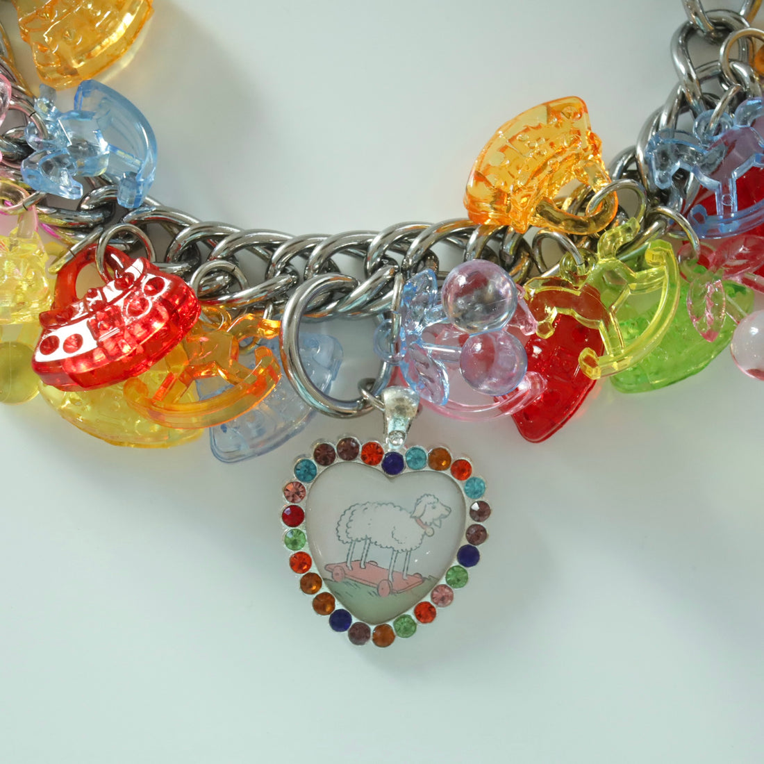CHOPOVA LOWENA  SHOPAHOLIC CARABINER NECKLACE