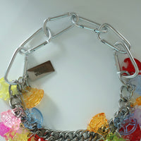 CHOPOVA LOWENA  SHOPAHOLIC CARABINER NECKLACE