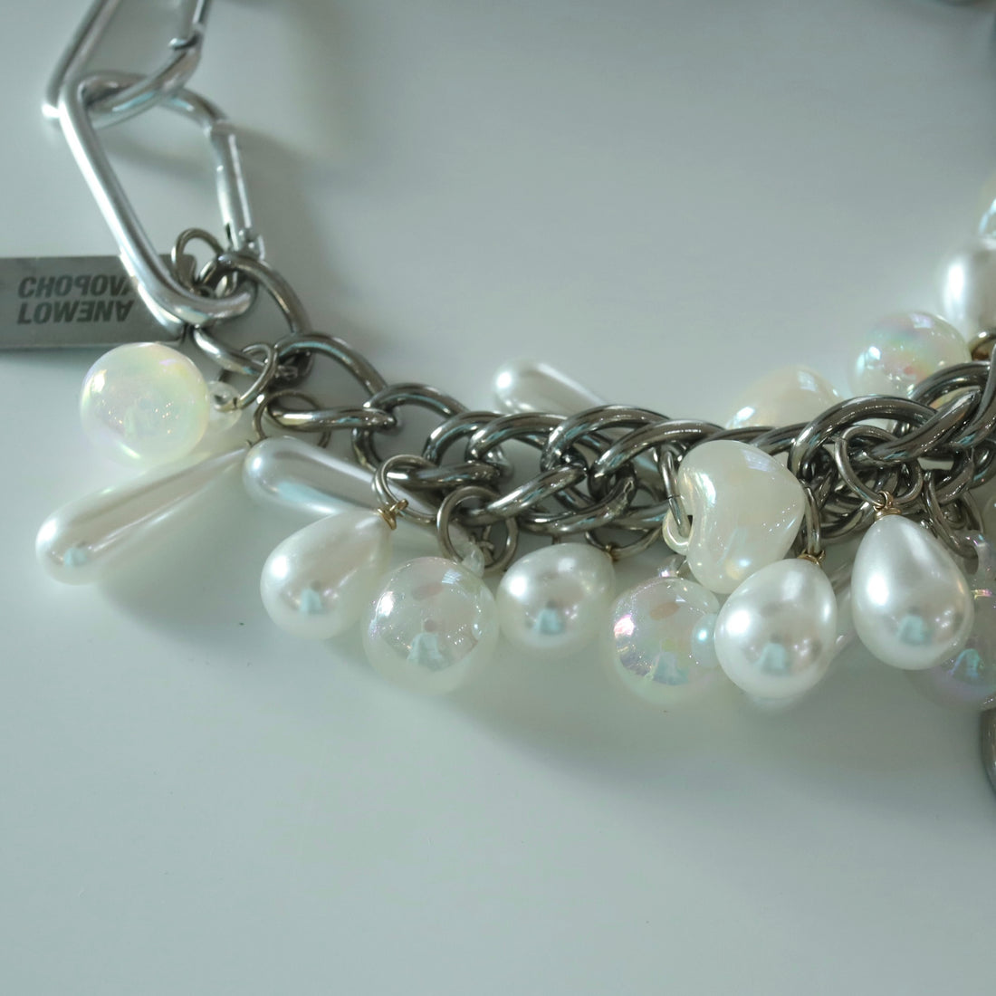 CHOPOVA LOWENA  HEART FOR KEEPS CARABINER NECKLACE