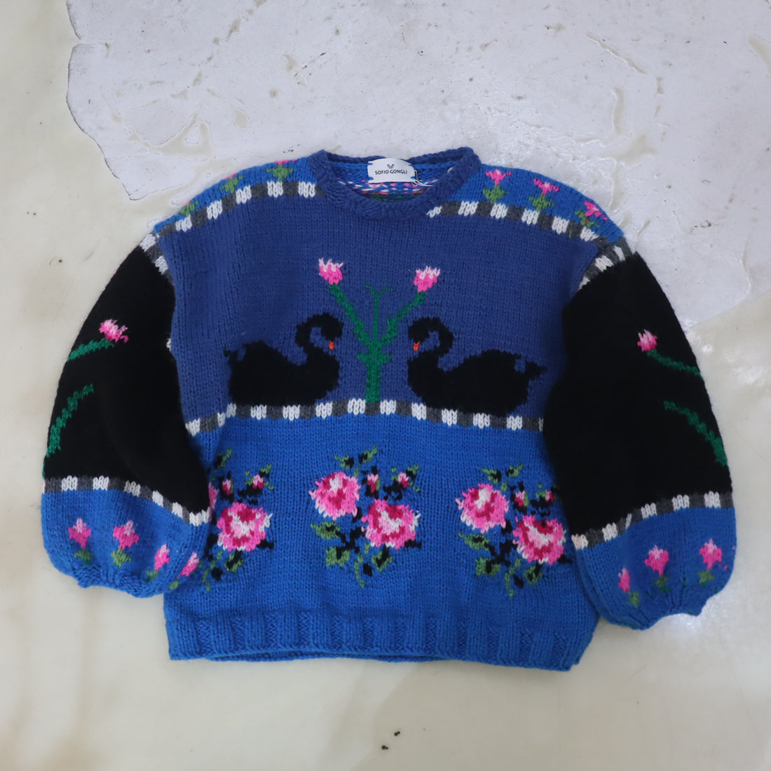 SOFIO GONGLI  FLOWER KNIT
