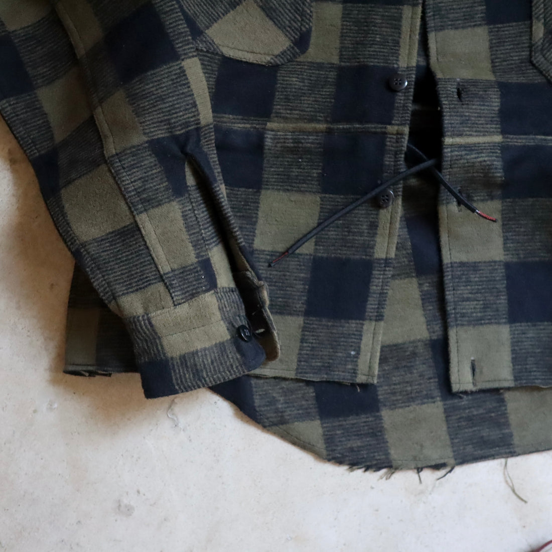 PROTOTYPES  FLANNEL TOGGLE SHIRT
