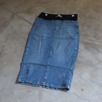 PROTOTYPES  WAISTBAND DENIM PENCIL SKIRT