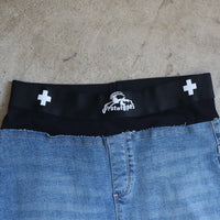 PROTOTYPES  WAISTBAND DENIM PENCIL SKIRT