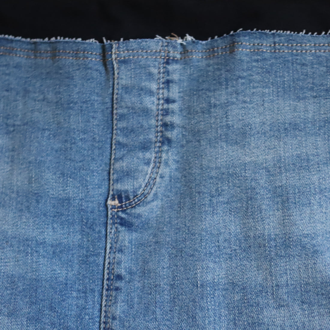 PROTOTYPES  WAISTBAND DENIM PENCIL SKIRT