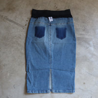 PROTOTYPES  WAISTBAND DENIM PENCIL SKIRT