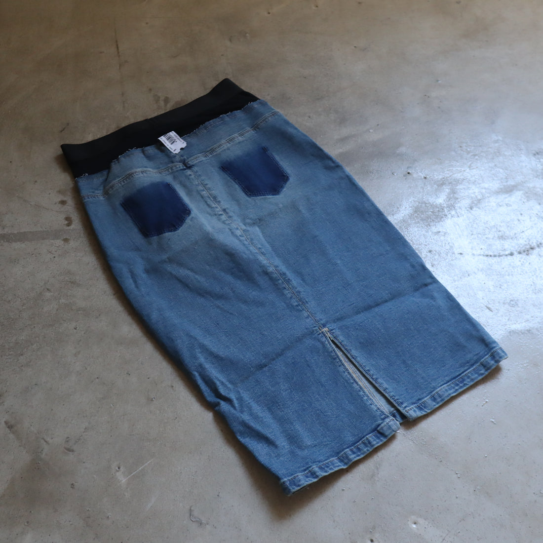PROTOTYPES  WAISTBAND DENIM PENCIL SKIRT