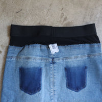 PROTOTYPES  WAISTBAND DENIM PENCIL SKIRT