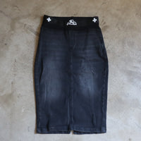PROTOTYPES  WAISTBAND DENIM PENCIL SKIRT