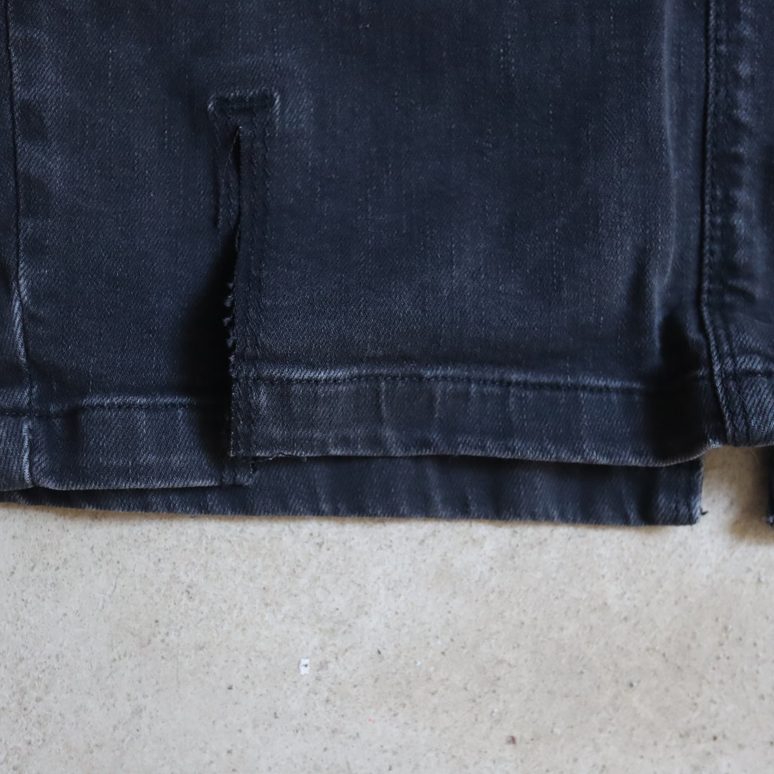 PROTOTYPES  WAISTBAND DENIM PENCIL SKIRT