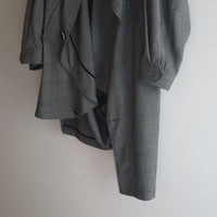 ANREALAGE   BALL STAND COLLAR COAT