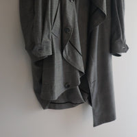 ANREALAGE   BALL STAND COLLAR COAT