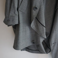 ANREALAGE   BALL STAND COLLAR COAT