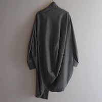 ANREALAGE   BALL STAND COLLAR COAT