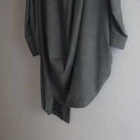 ANREALAGE   BALL STAND COLLAR COAT