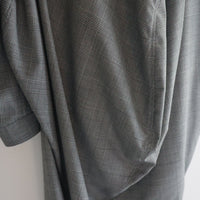 ANREALAGE   BALL STAND COLLAR COAT