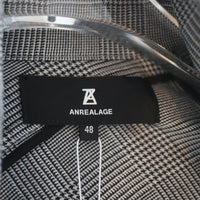 ANREALAGE   BALL STAND COLLAR COAT