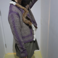 PROTOTYPES  FUR TRIM CARDIGAN