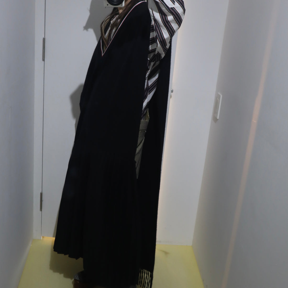 BLESS  PLISSEDRESS PONCHO