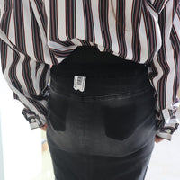 PROTOTYPES  WAISTBAND DENIM PENCIL SKIRT