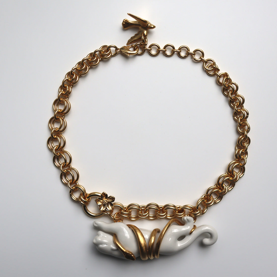 ANDRESGALLARDO  LOVE EMBRACE NECKLACE
