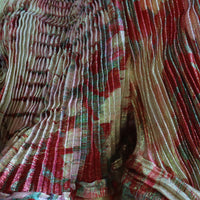JULIA HEUER  HANDPLEATED KENZA SKIRT IRIDESCENTJIM