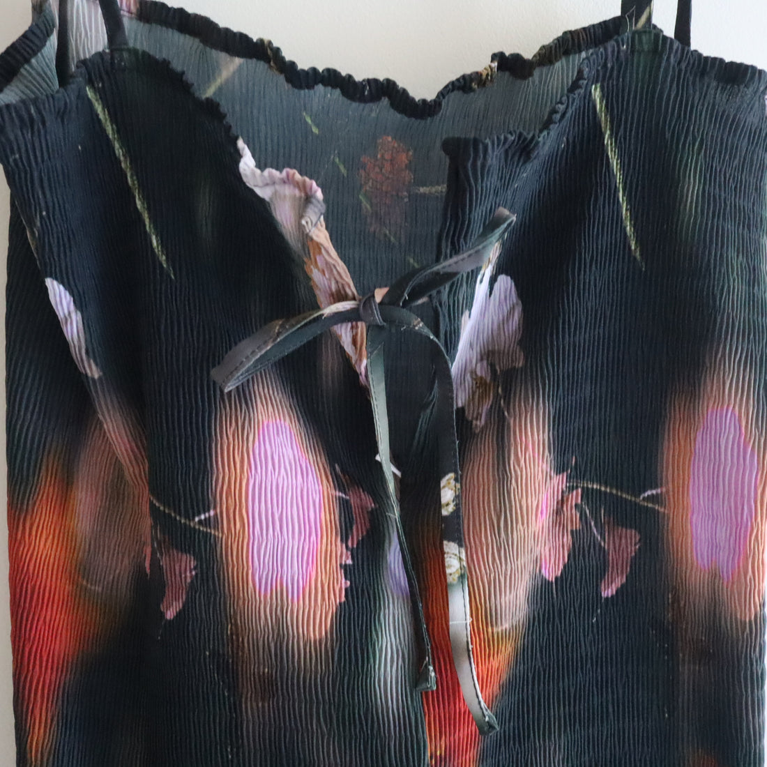JULIA HEUER  LENI REVERSIBLE SMOCKED DRESS