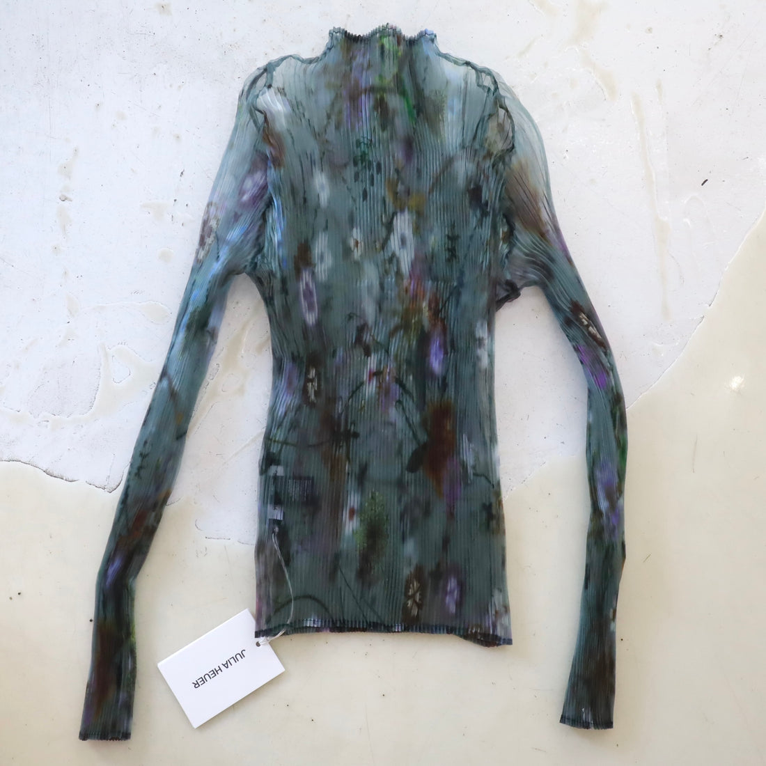 JULIA HEUER  LEE PLEATED TOP TRANSPARENT