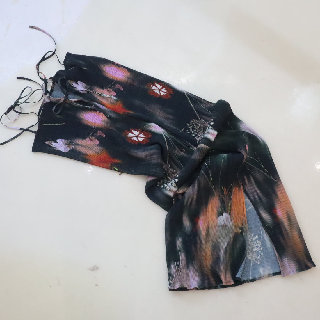 JULIA HEUER  LENI REVERSIBLE SMOCKED DRESS