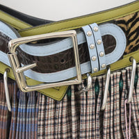 CHOPOVA LOWENA  COTTON MINI CARABINER SKIRT
