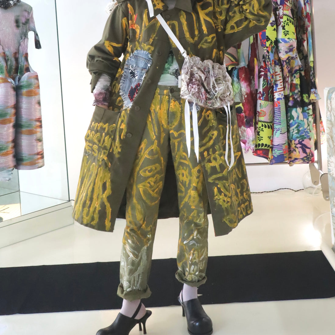 VAVA DUDU  PAINT PANTS
