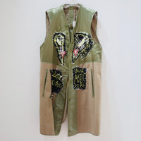 VAVA DUDU  EMBROIDERY LONG VEST