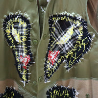 VAVA DUDU  EMBROIDERY LONG VEST