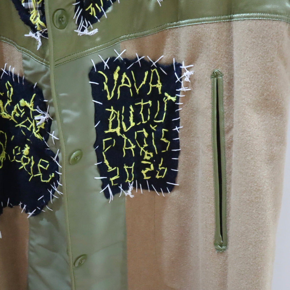 VAVA DUDU  EMBROIDERY LONG VEST