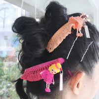 LOU DE BÈTOLY  HAIR COMB PINK