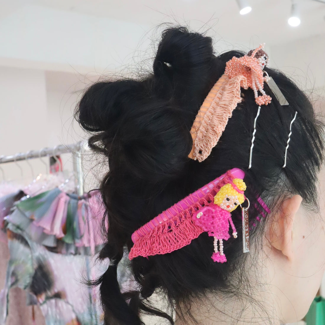 LOU DE BÈTOLY  HAIR COMB ORANGE