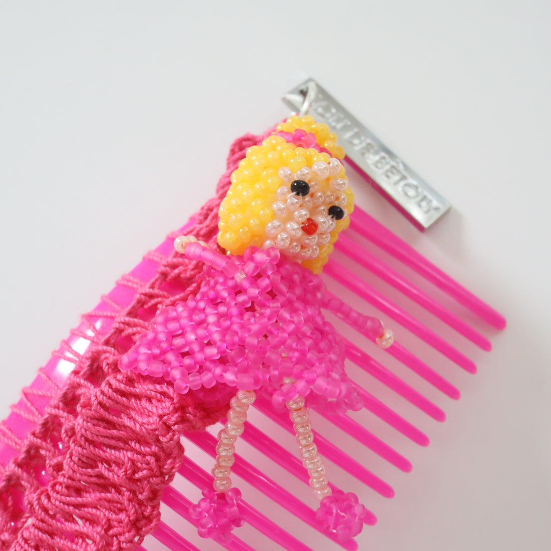 LOU DE BÈTOLY  HAIR COMB PINK