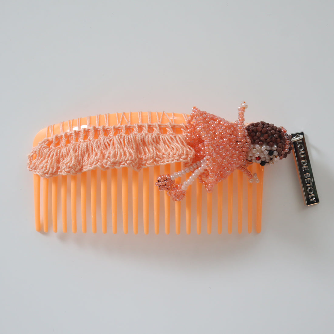 LOU DE BÈTOLY  HAIR COMB ORANGE