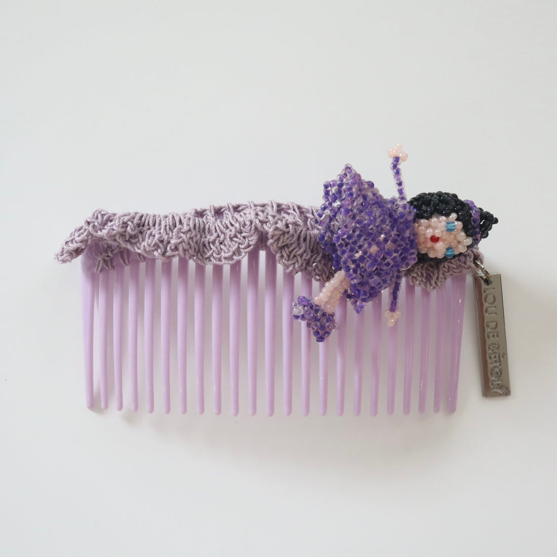 LOU DE BÈTOLY  HAIR COMB LAVENDER