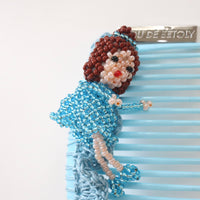 LOU DE BÈTOLY  HAIR COMB LIGHT BLUE