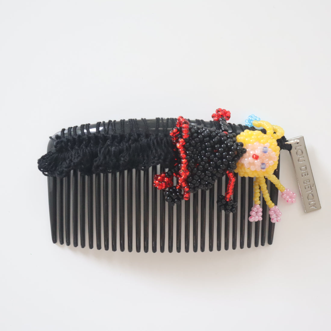 LOU DE BÈTOLY  HAIR COMB BLACK2