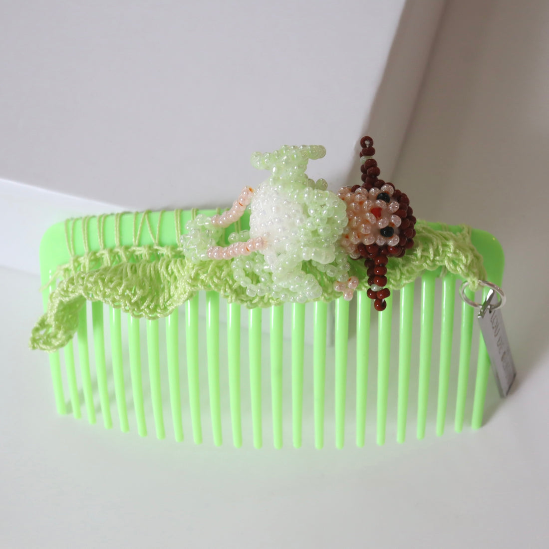 LOU DE BÈTOLY  HAIR COMB LIME GREEN