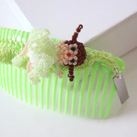 LOU DE BÈTOLY  HAIR COMB LIME GREEN